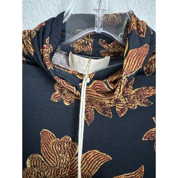 Ulla Johnson Aurelia Turtleneck Top in Onyx - Picture 5 of 12